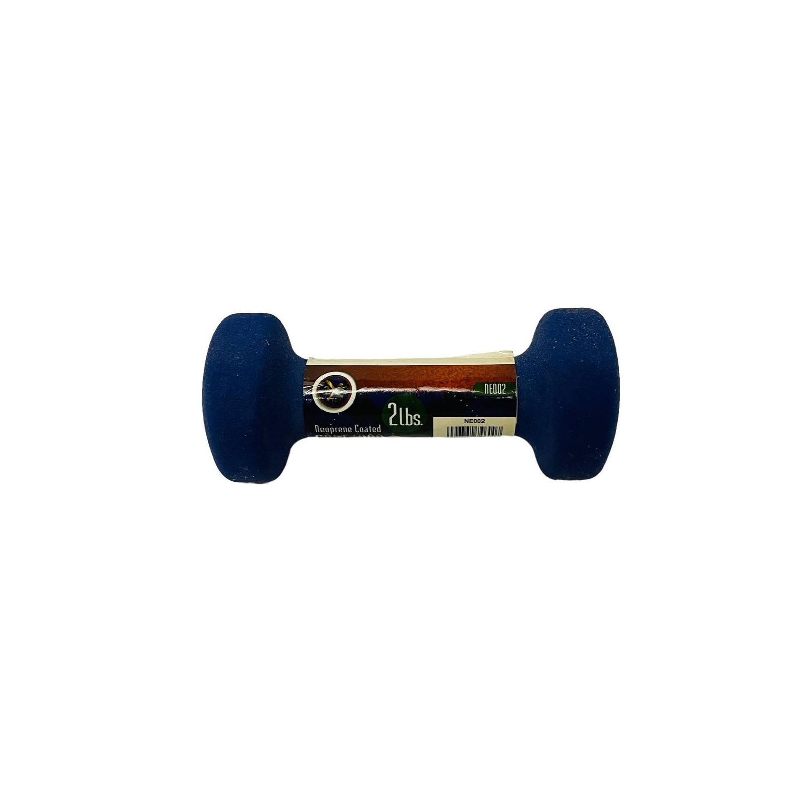 Walmart Cast Iron Dumbbell Unisex 2lb Blue Neoprene Coated Ne002 Hand Weight
